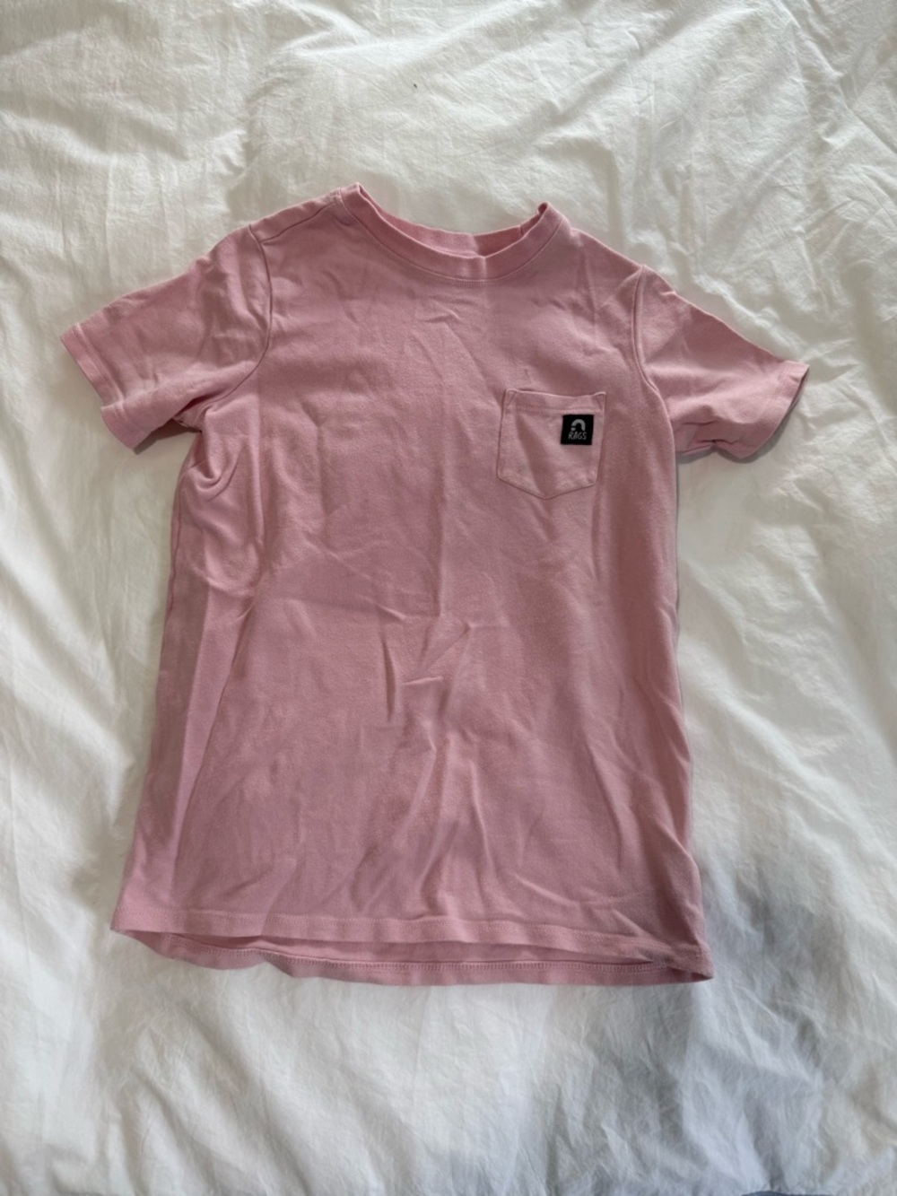 Rags to Raches Pink Short-Sleeve Pocket Tee